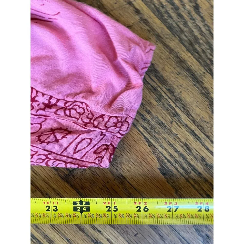 KARMA HIGHWAY Pink Paisley Jumpsuit Women's One Size - Picture 7 of 7